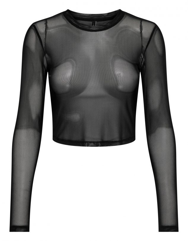 CAMISETA CORTA DE MANGA LARGA DE MUJER DE ONLY