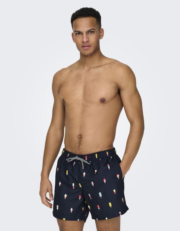 BAÑADOR ESTAMPADO DE HOMBRE DE ONLY&SONS