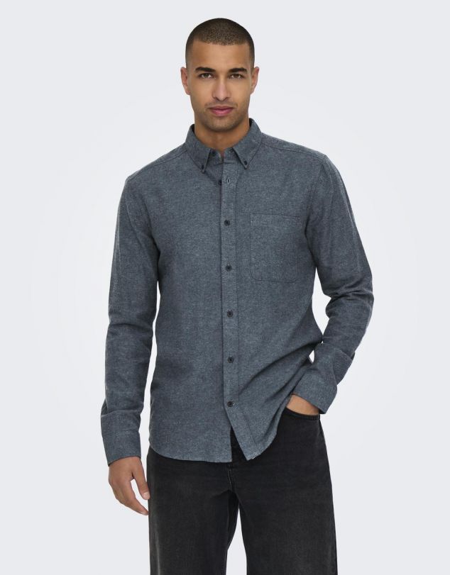 CAMISA LISA DE HOMBRE DE ONLY&SONS
