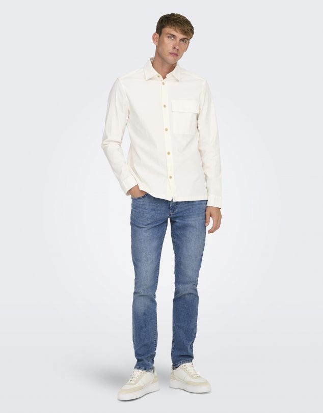 VAQUERO AZUL DE CORTE SLIM DE HOMBRE DE ONLY&SONS