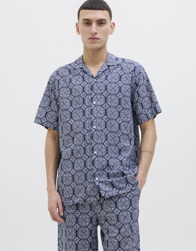 CAMISA ESTAMPADA DE MANGA CORTA DE HOMBRE DE JACK AND JONES