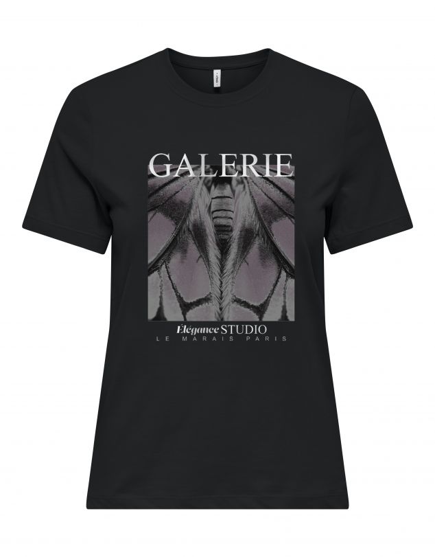 CAMISETA CON DIBUJO DE MANGA CORTA DE MUJER DE ONLY