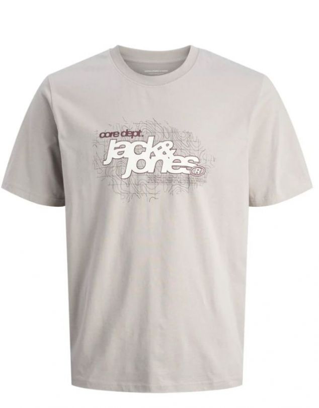 CAMISETA CON LOGO Y DIBUJO EN PARTE FRONTAL DE HOMBRE DE JACK AND JONES