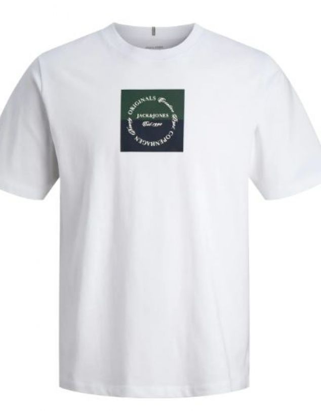 CAMISETA DE MANGA CORTA CON LOGO Y DETALLE DE COLOR EN CONTRASTE DE HOMBRE DE JACK AND JONES
