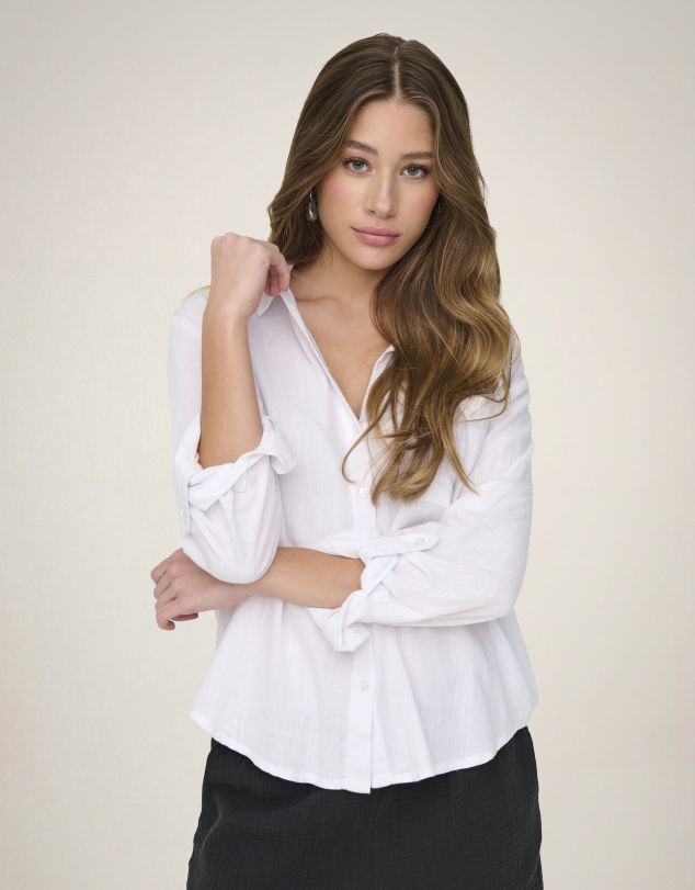CAMISA DE MANGA 3/4 DE MUJER DE JACQUELINE DE YONG
