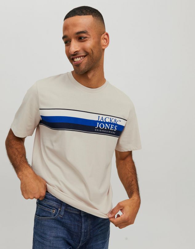 CAMISETA CON LOGO DE HOMBRE DE JACK AND JONES